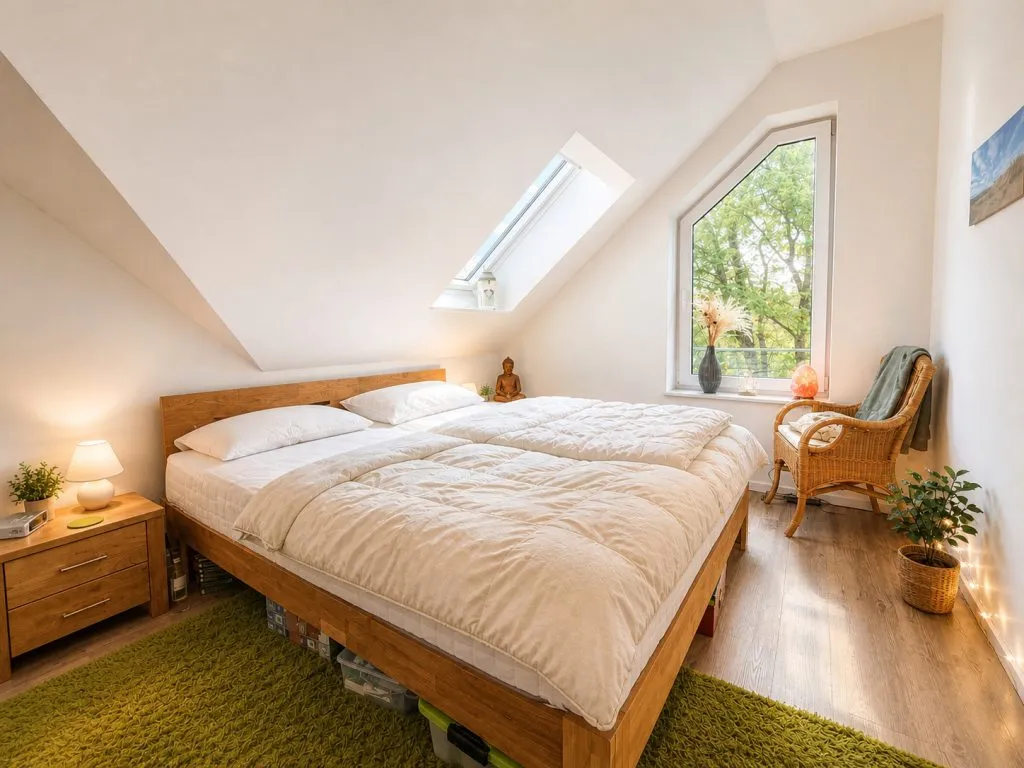 Immobilienangebot - Flensburg - Alle - Flensburg-Nordstadt: charmante 2-Zimmer-Dachgeschosswohnung mit schönem Balkon