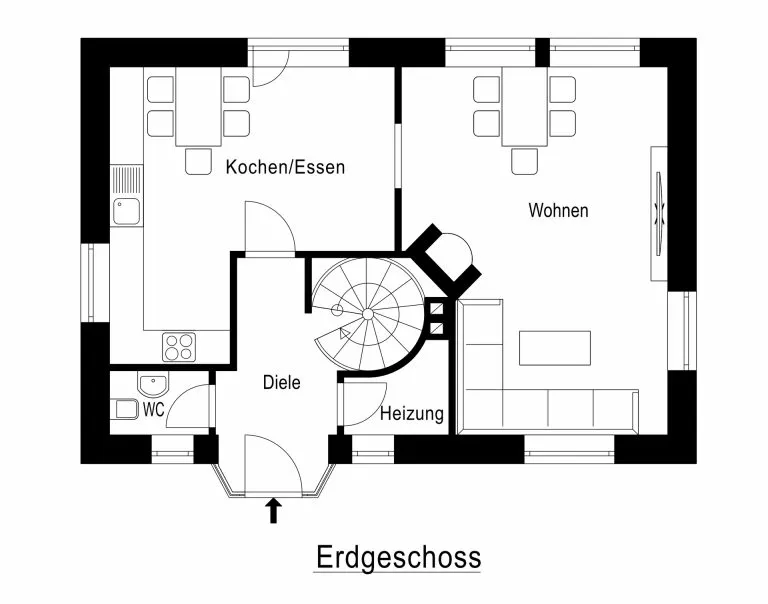 Immobilienangebot - Glücksburg / Bockholm - Alle - Bockholm: exklusives Wohnen in traumhafter Feldrandlage mit Fördeblick