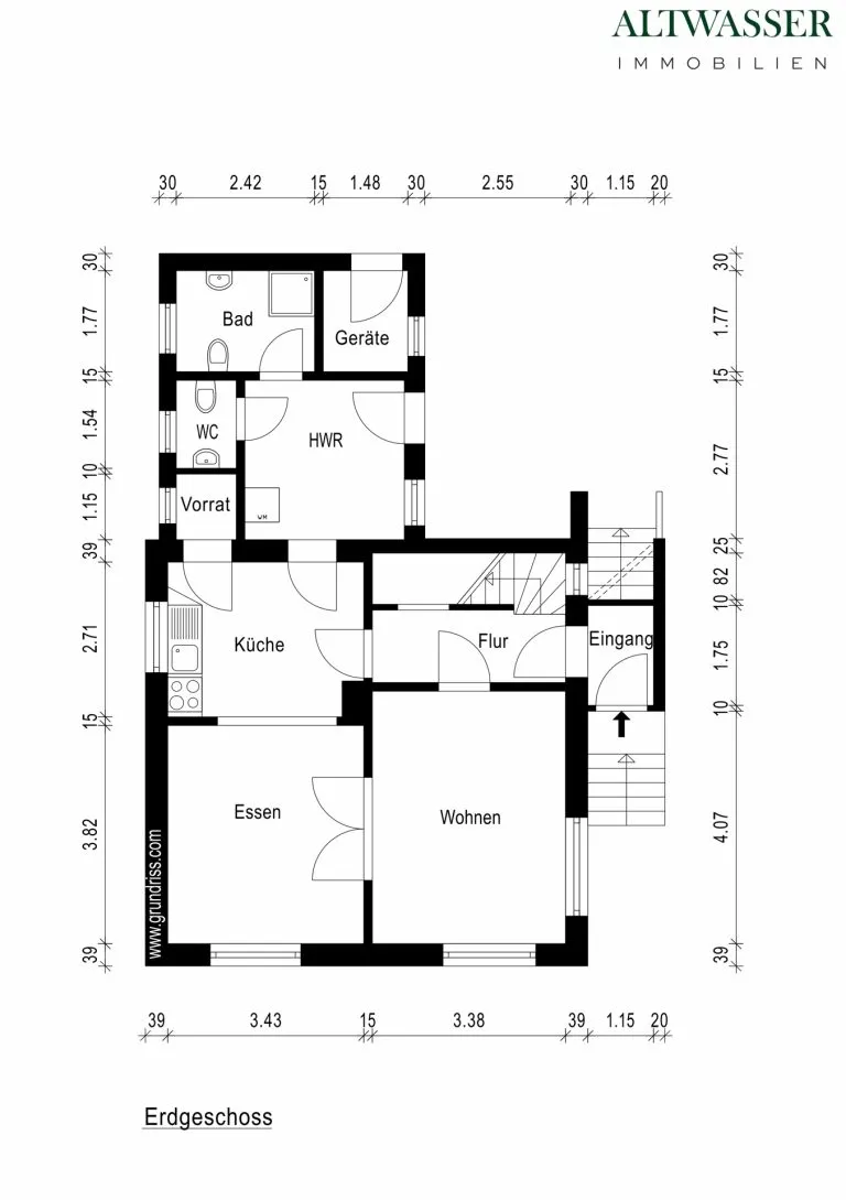Immobilienangebot - Glücksburg - Alle - Glücksburg: Klinkerhaus mit Gestaltungspotenzial für handwerklich versierte Käufer